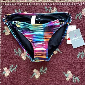 NWT athleta laser beam swim suit bottoms